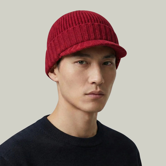 Bonnet Casquette Bordeaux Homme Femme – 2 en 1 Réversible Maison Shelby
