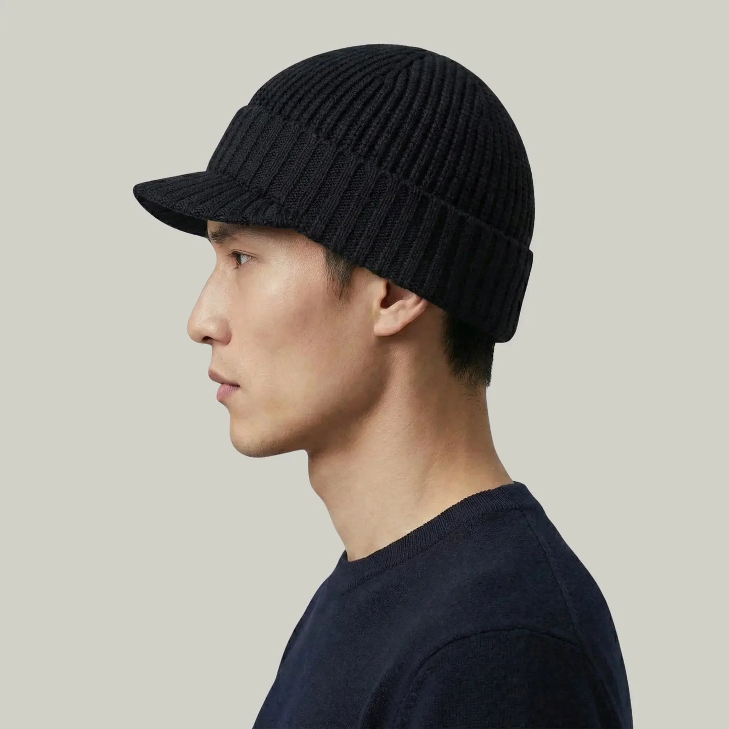 Bonnet Casquette Noir Homme Femme – 2 en 1 Visière Intégrée Maison Shelby