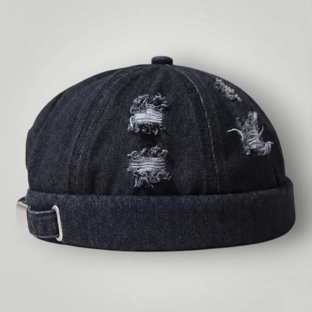 Bonnet Docker Denim Homme Femme – Look Destroyed Vintage