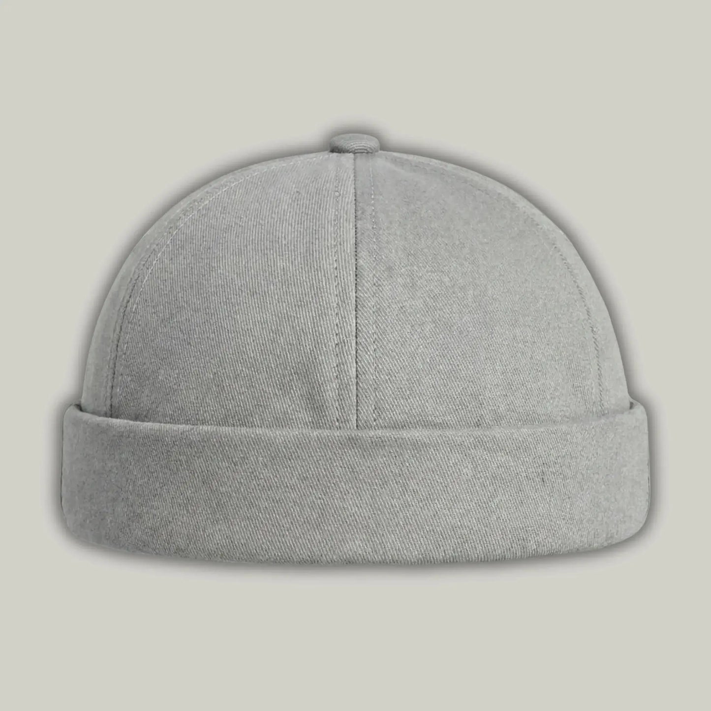 Bonnet Docker Gris Broderie Croix Homme Femme – Réglable Maison Shelby