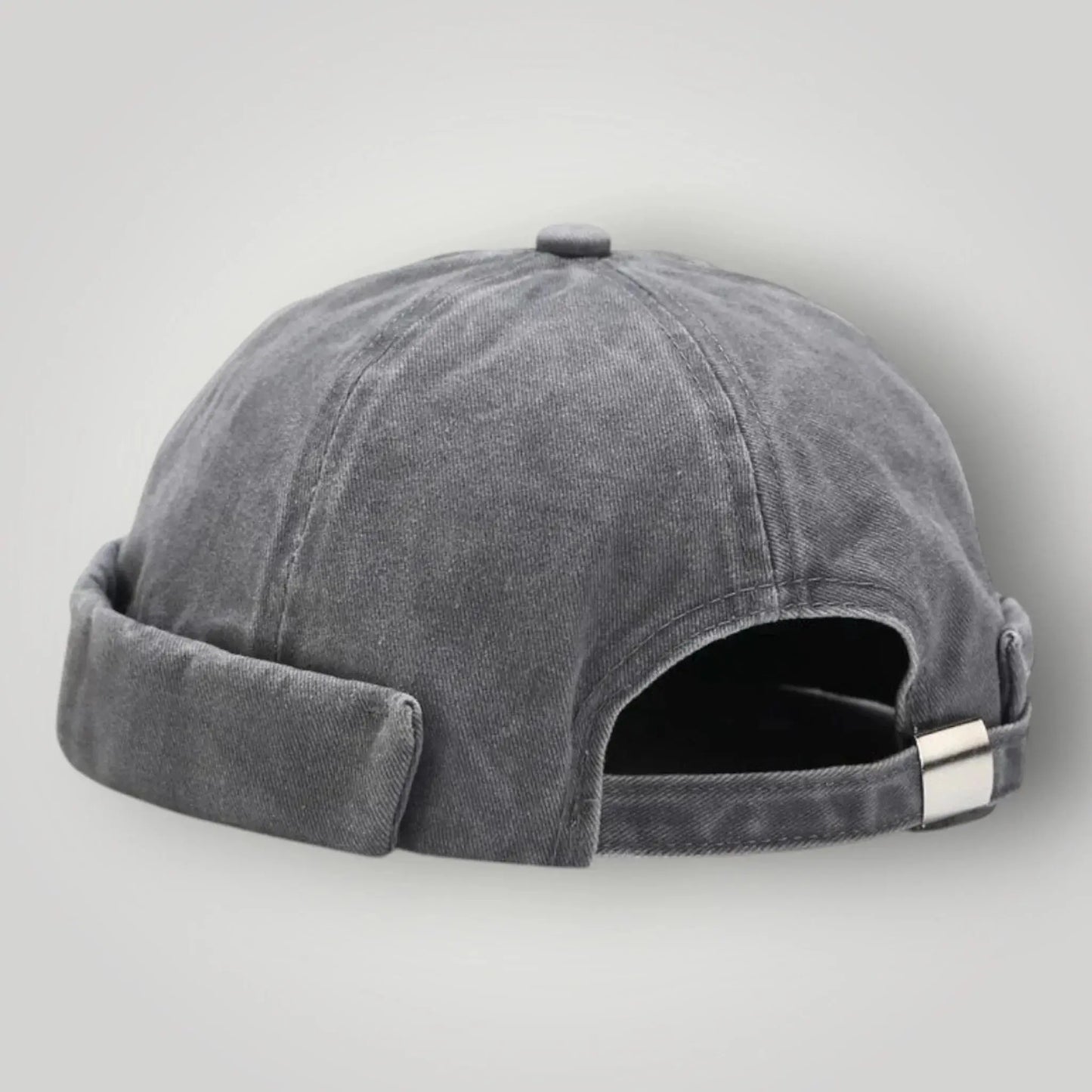 Bonnet Docker Gris Délavé Homme Femme – Coton Vintage Maison Shelby