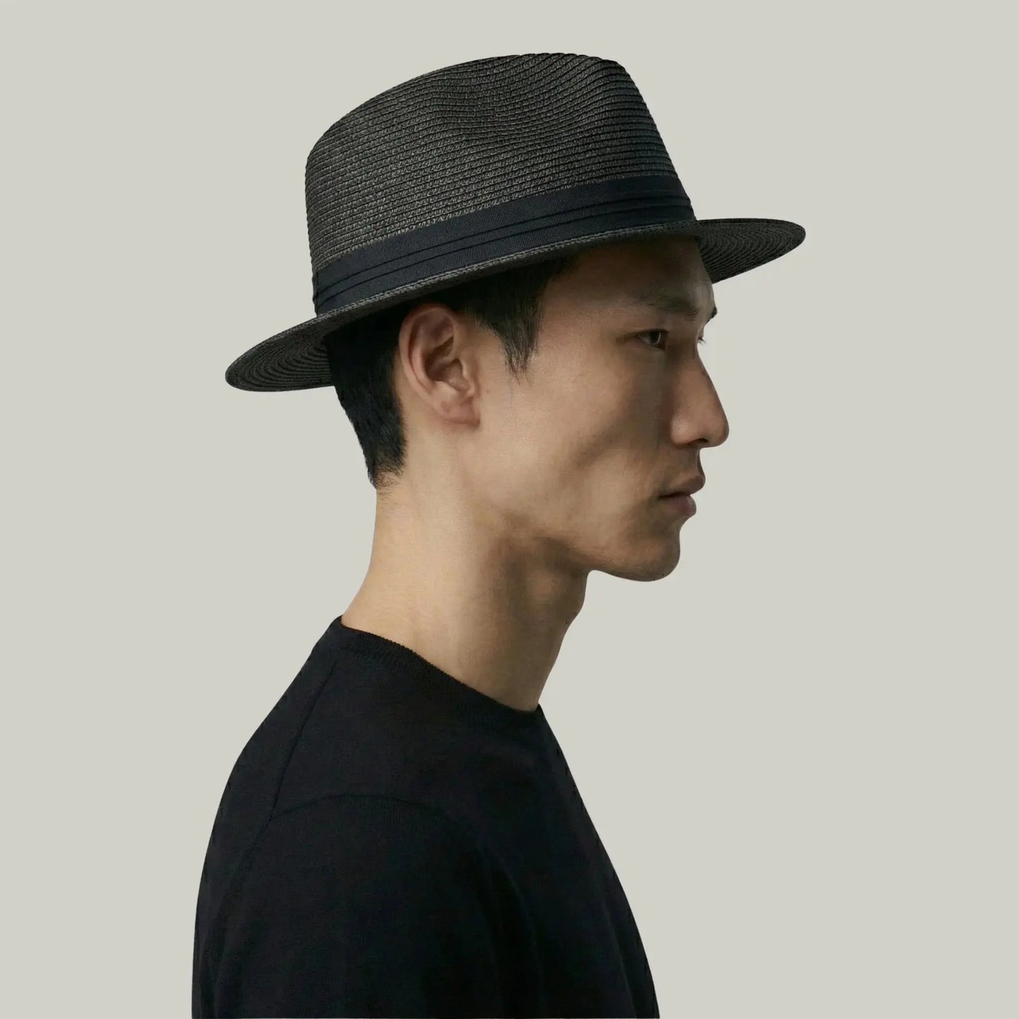 Chapeau Fedora Noir Élégant – Style Urbain Homme Maison Shelby