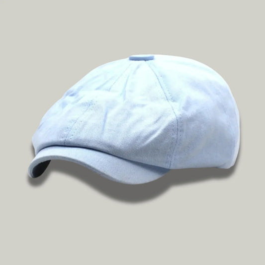 Béret Gavroche Homme Bleu Uni