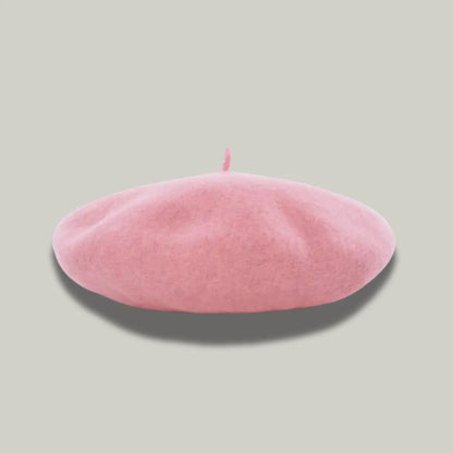 Béret Basque Femme Rose Simple