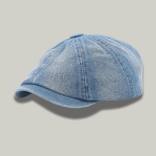Béret Gavroche Homme Bleu Jean