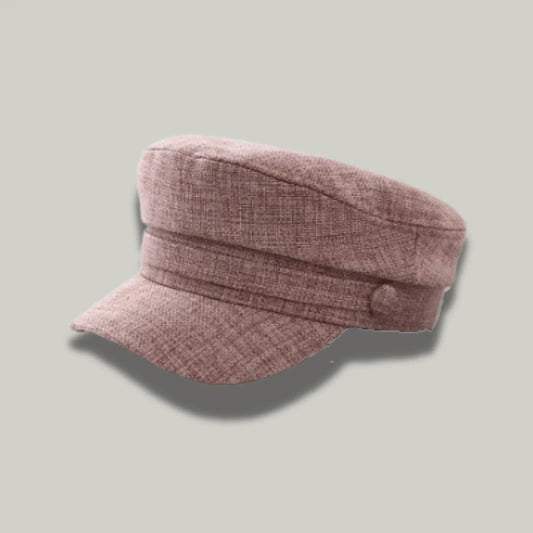 Béret Gavroche Femme Rose Simple