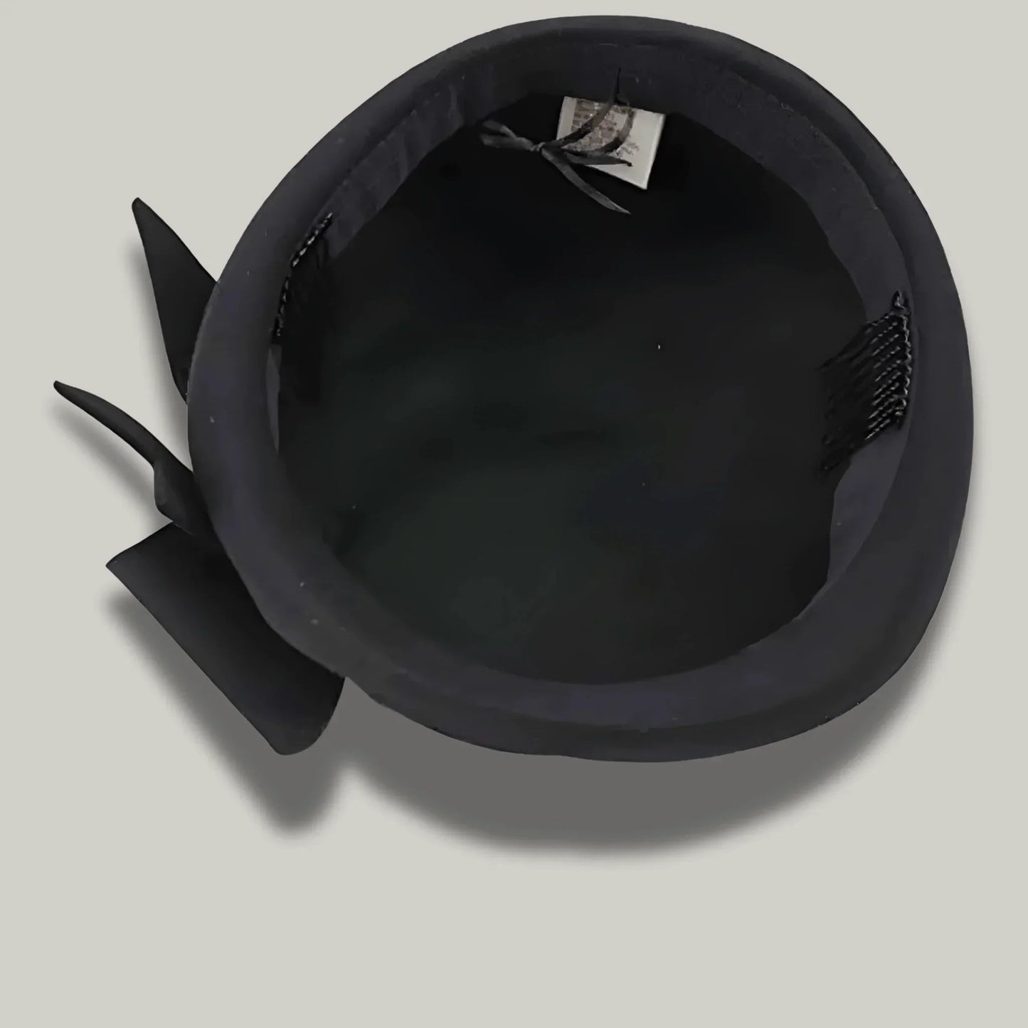 Béret Femme Noir à Noeud