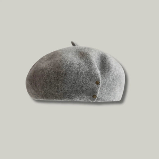 Béret Basque Femme Gris Chic