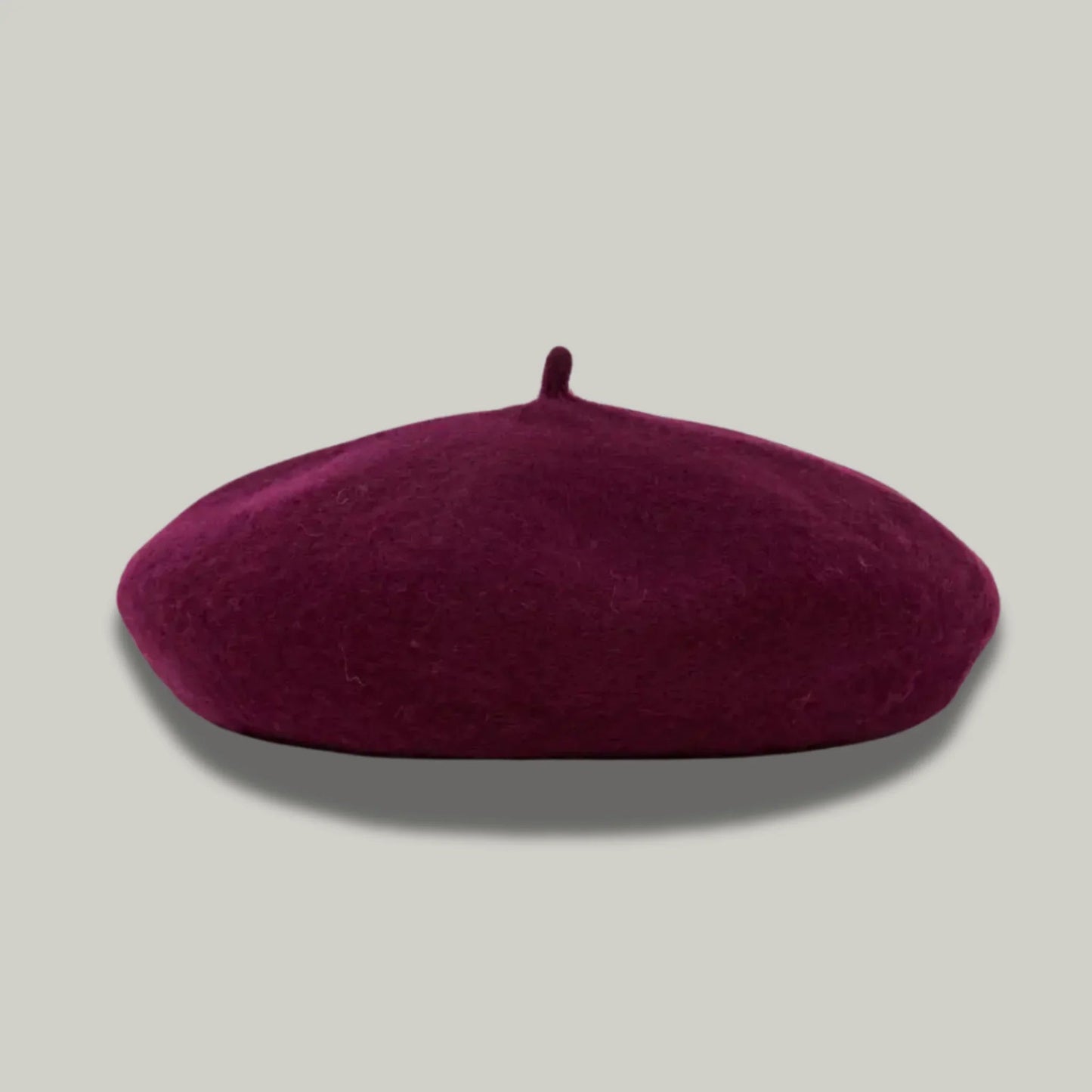 Béret Basque Femme Rouge Simple