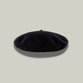Béret Basque Femme Laine Noir Uni Intemporel
