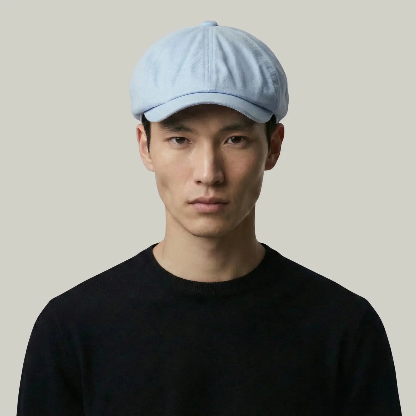 Béret Gavroche Homme Bleu Ciel Uni Maison Shelby
