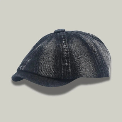 Béret Gavroche Homme Effet Jean Délavé Maison Shelby