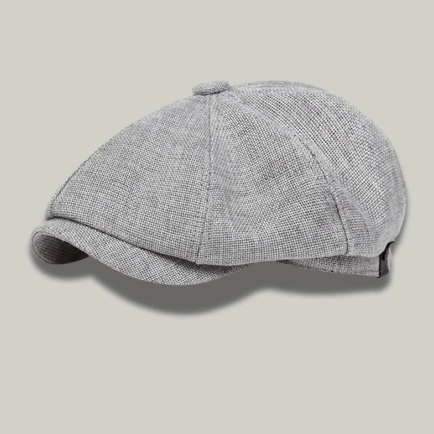 Béret Gavroche Homme Femme Gris Chiné Uni Maison Shelby