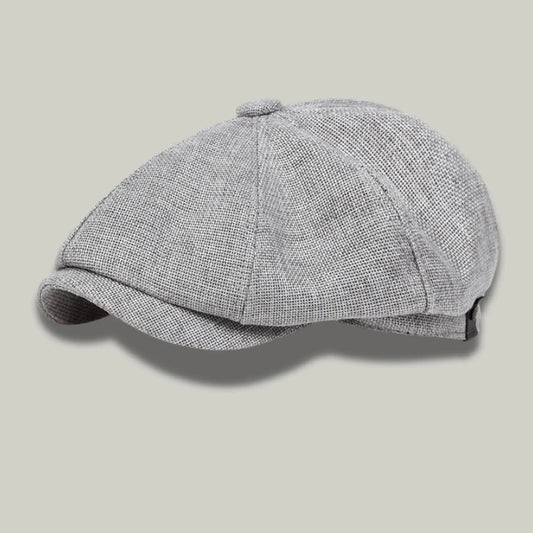 Béret Gavroche Homme Femme Gris Chiné Uni Maison Shelby