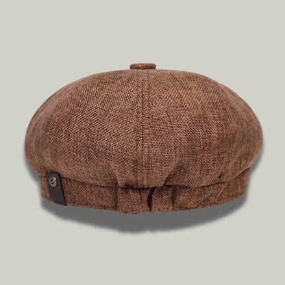 Béret Gavroche Homme Femme Gris Chiné Uni Maison Shelby