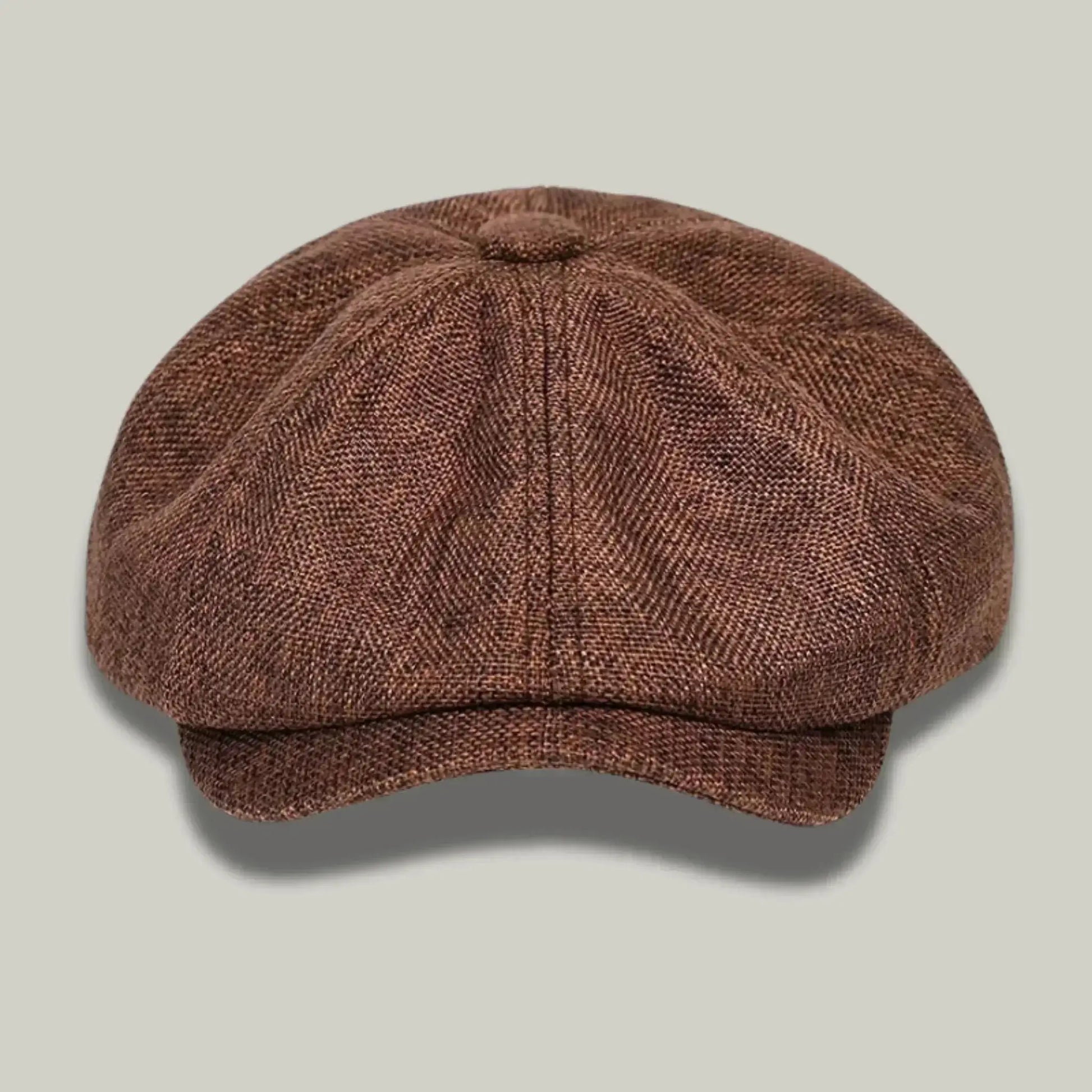 Béret Gavroche Homme Femme Gris Chiné Uni Maison Shelby
