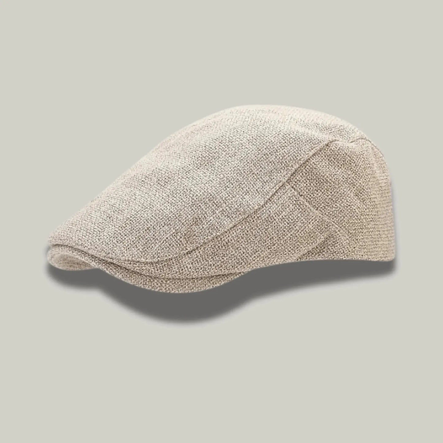 Béret Homme Beige Chiné – Tissu Léger Texturé Toutes Saisons Maison Shelby