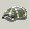 Béret Homme Vert Carreaux – Tissu Madras Vintage Multicolore