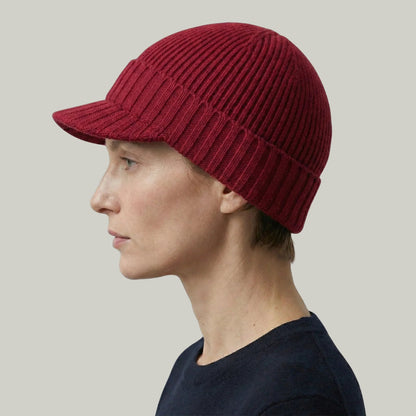 Bonnet Casquette Bordeaux Homme Femme – 2 en 1 Réversible