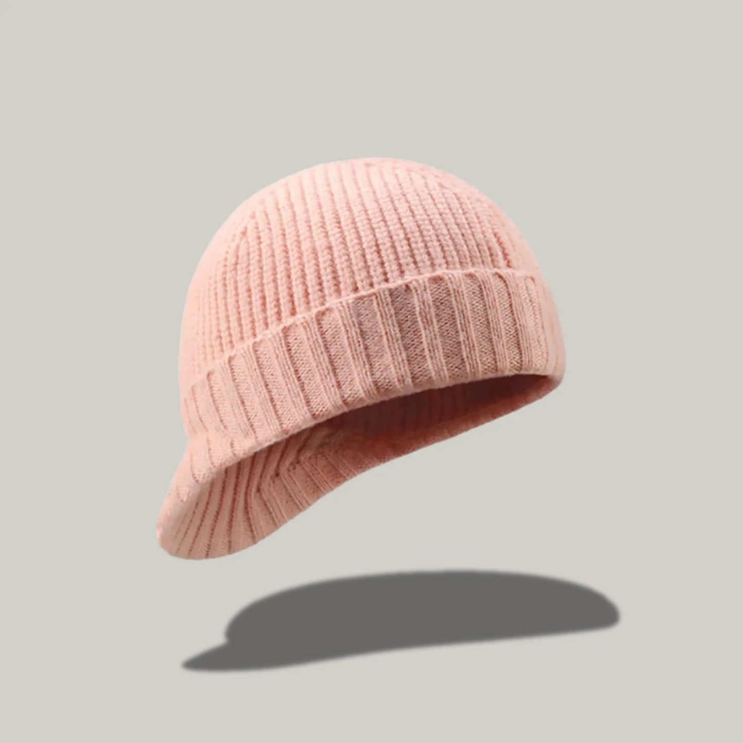 Bonnet Casquette Rose Poudré Femme Homme – 2 en 1 Réversible