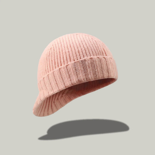 Bonnet Casquette Rose Poudré Femme Homme – 2 en 1 Réversible