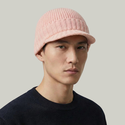 Bonnet Casquette Rose Poudré Femme Homme – 2 en 1 Réversible