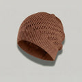 Bonnet Crochet Femme Camel – Maille Ajourée Hiver
