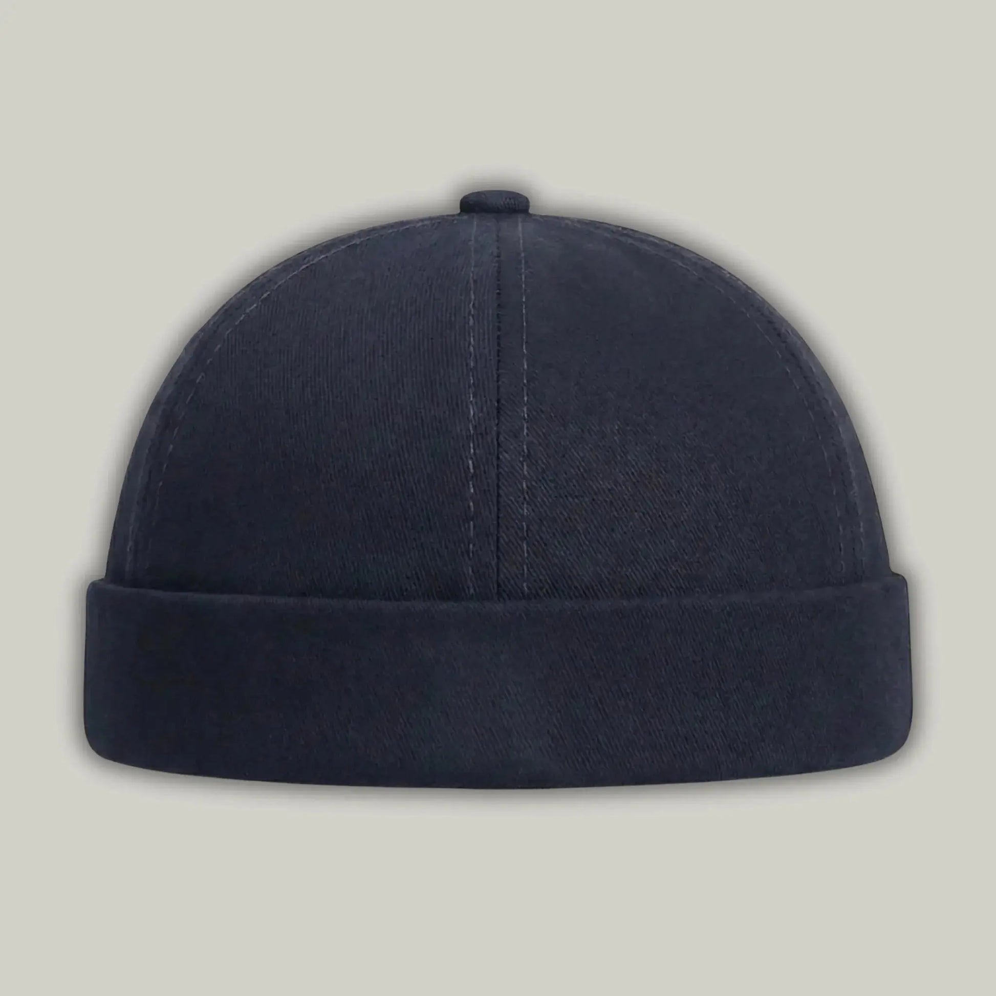 Bonnet Docker Bleu Marine Broderie Croix Homme Femme – Réglable Maison Shelby