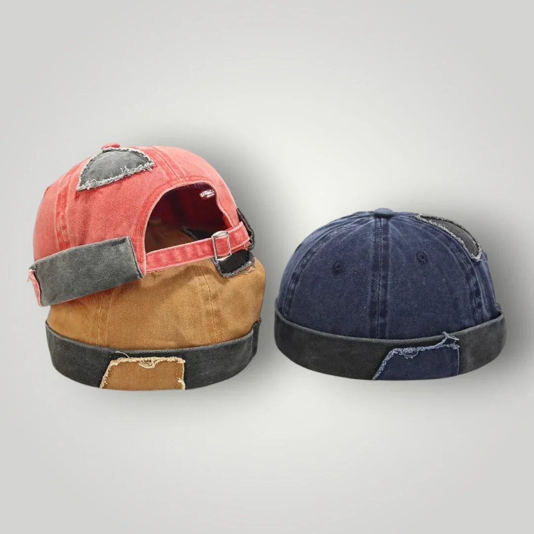Bonnet Docker Denim Déchiré Homme Femme – Style Destroy