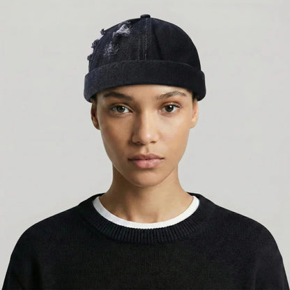 Bonnet Docker Denim Homme Femme – Look Destroyed Vintage
