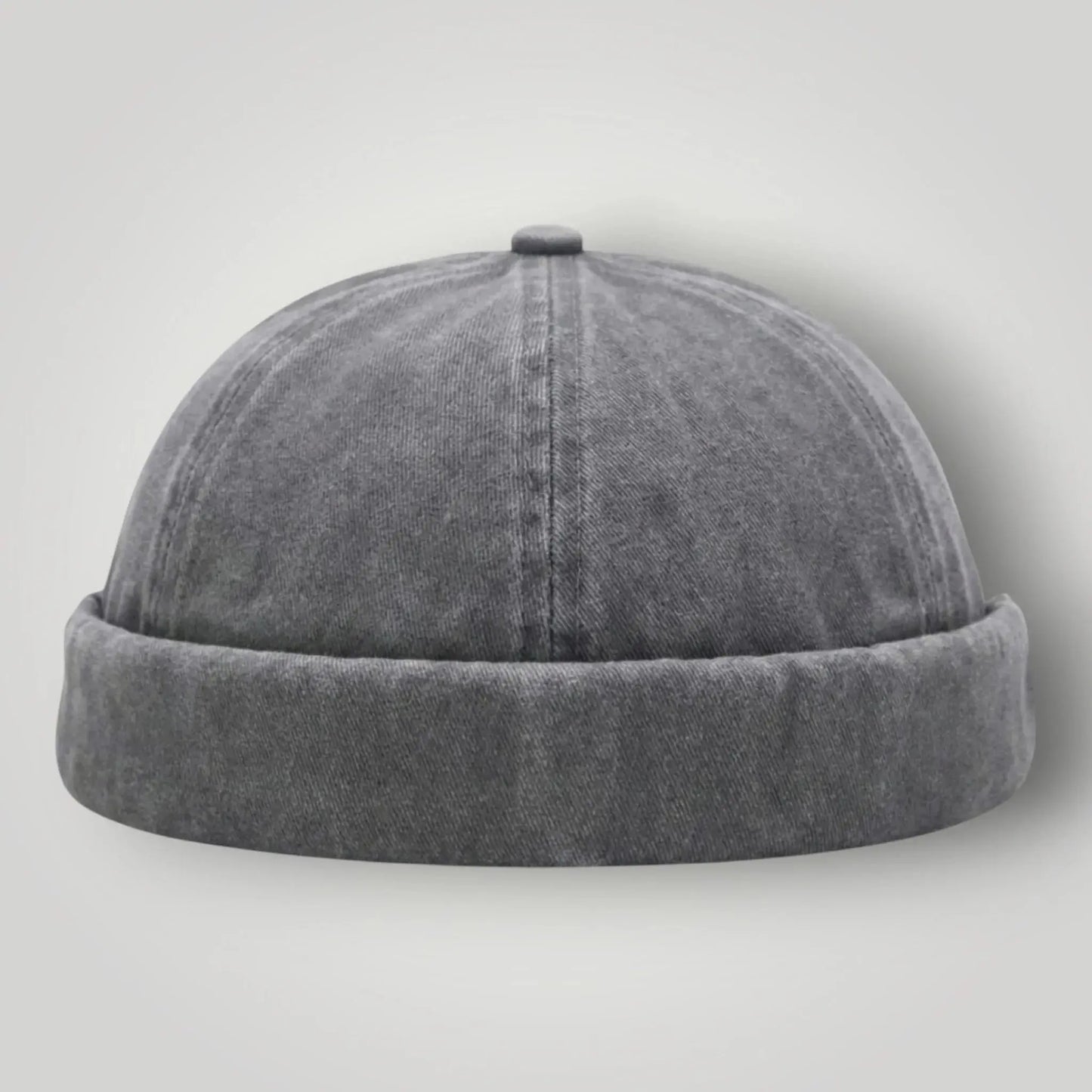 Bonnet Docker Gris Délavé Homme Femme – Coton Vintage Maison Shelby