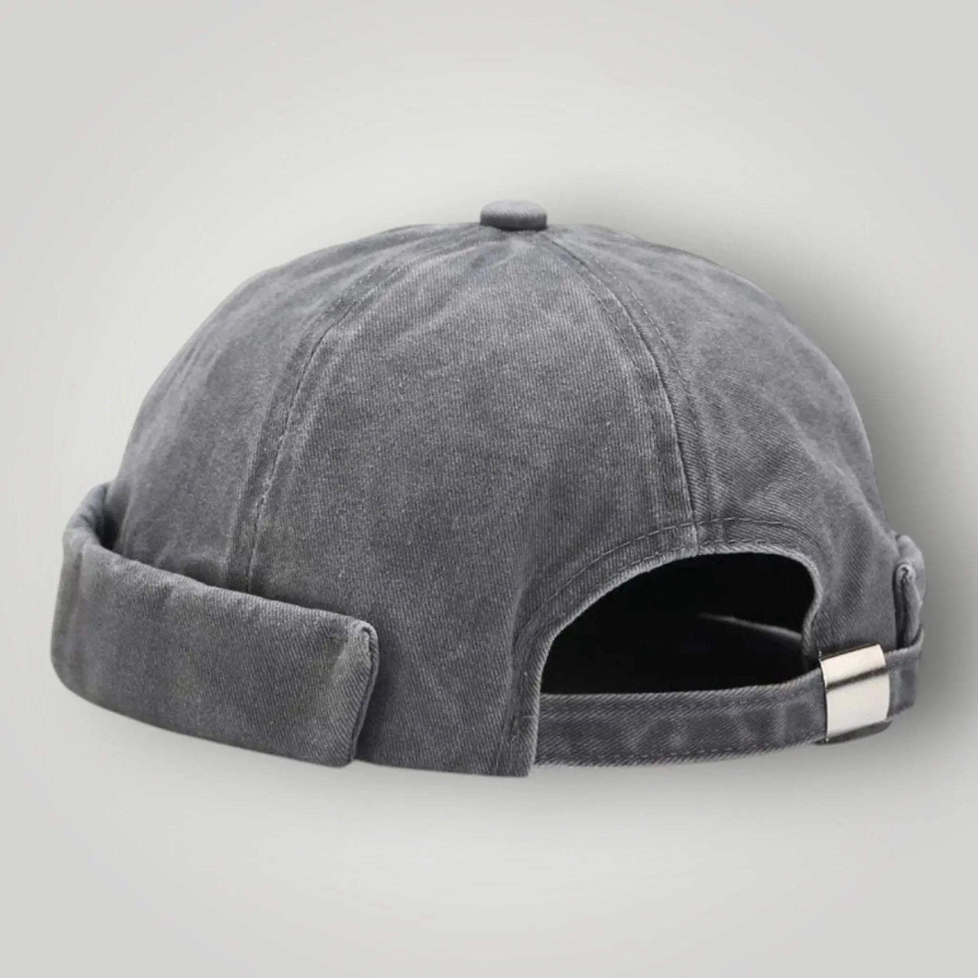 Bonnet Docker Gris Délavé Homme Femme – Coton Vintage Maison Shelby