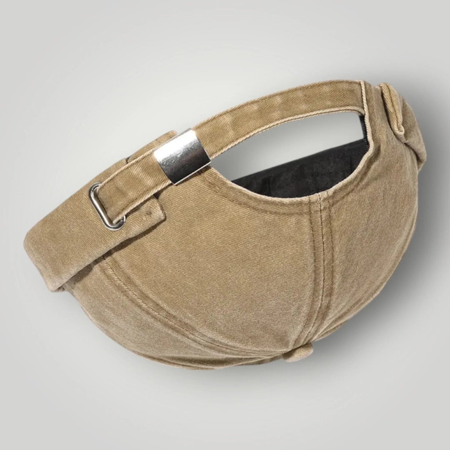 Bonnet Docker Mixte Camel Délavé Velours Ras