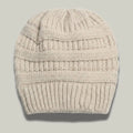 Bonnet Tricot Femme Lin Maille Relief Slouchy