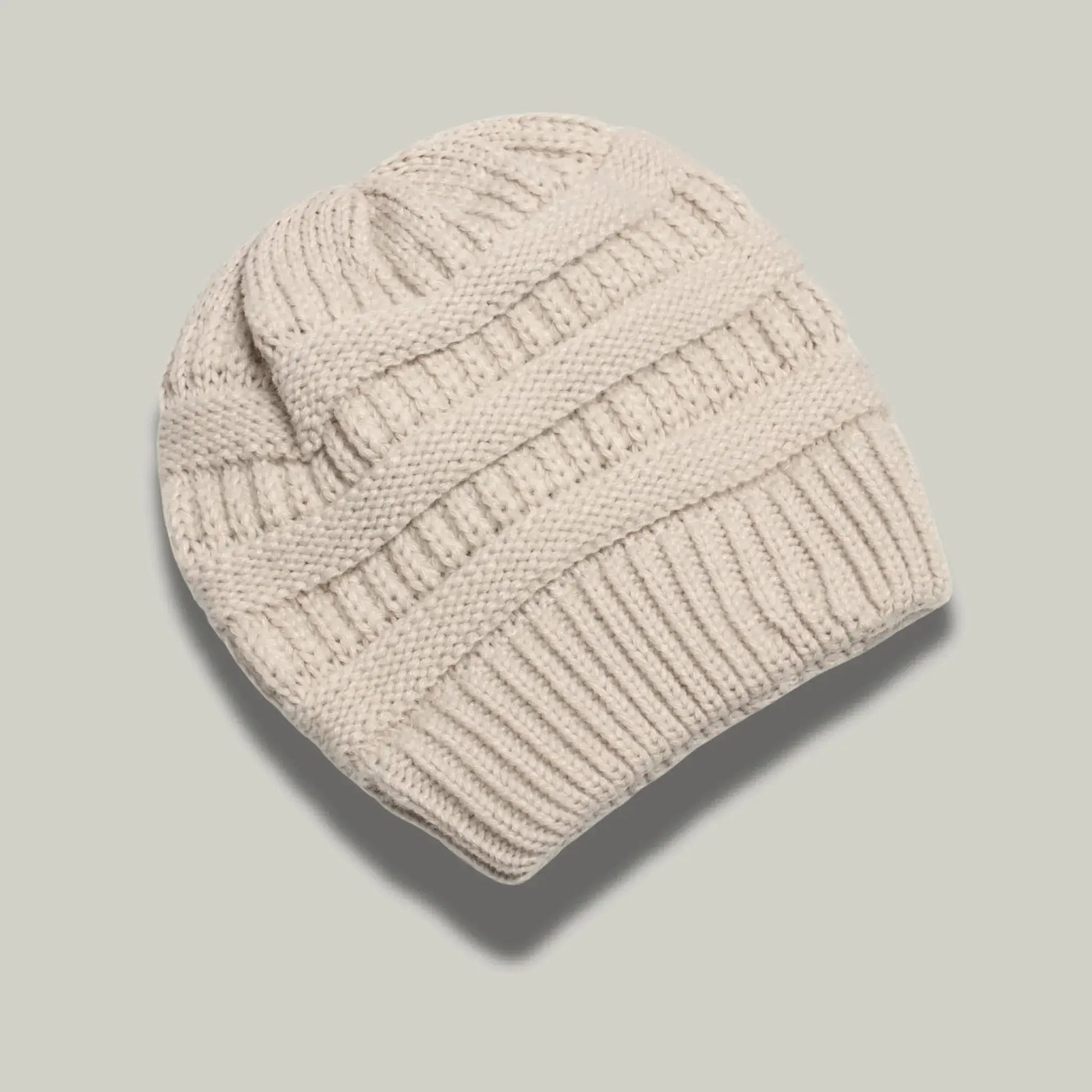 Bonnet Tricot Femme Lin Maille Relief Slouchy Maison Shelby