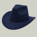 Chapeau Cowboy Bleu Nuit Mixte Uni Feutre