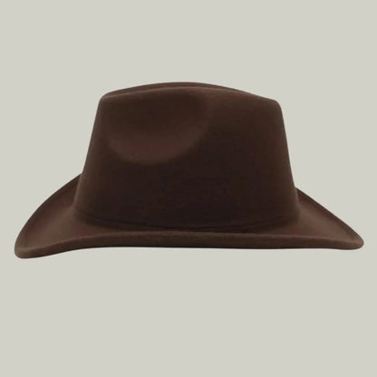 Chapeau Cowboy Noir Mixte Uni Feutre Maison Shelby