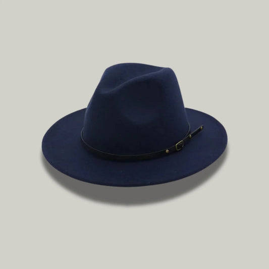 Chapeau Fedora Bleu Marine – Style Classique Homme & Femme