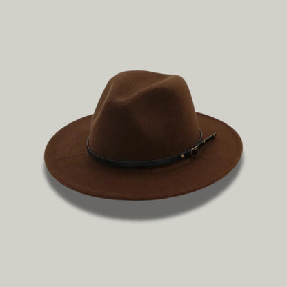 Chapeau Fedora Feutre Marron – Style Classique Homme & Femme