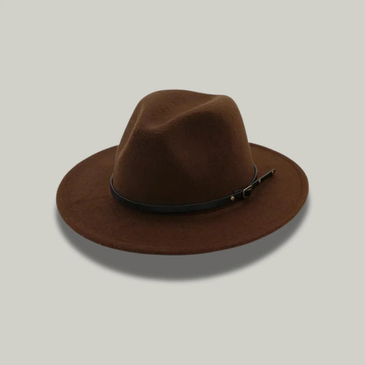 Chapeau Fedora Feutre Marron – Style Classique Homme & Femme