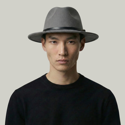 Chapeau Fedora Gris – Style Classique Homme & Femme
