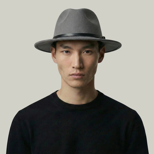 Chapeau Fedora Gris – Style Classique Homme & Femme Maison Shelby