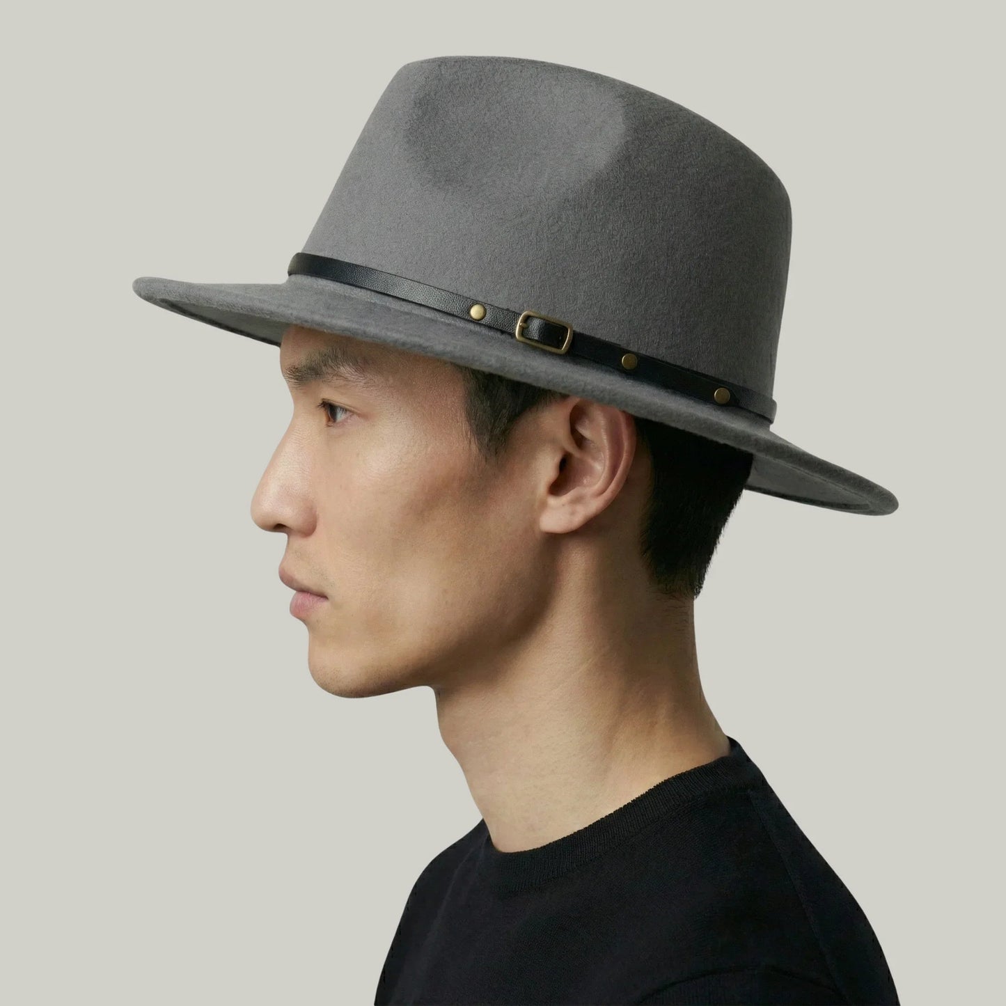 Chapeau Fedora Gris – Style Classique Homme & Femme