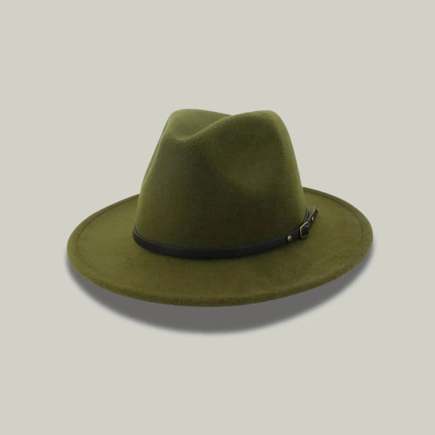 Chapeau Fedora Vert Kaki – Style Classique Homme & Femme Maison Shelby