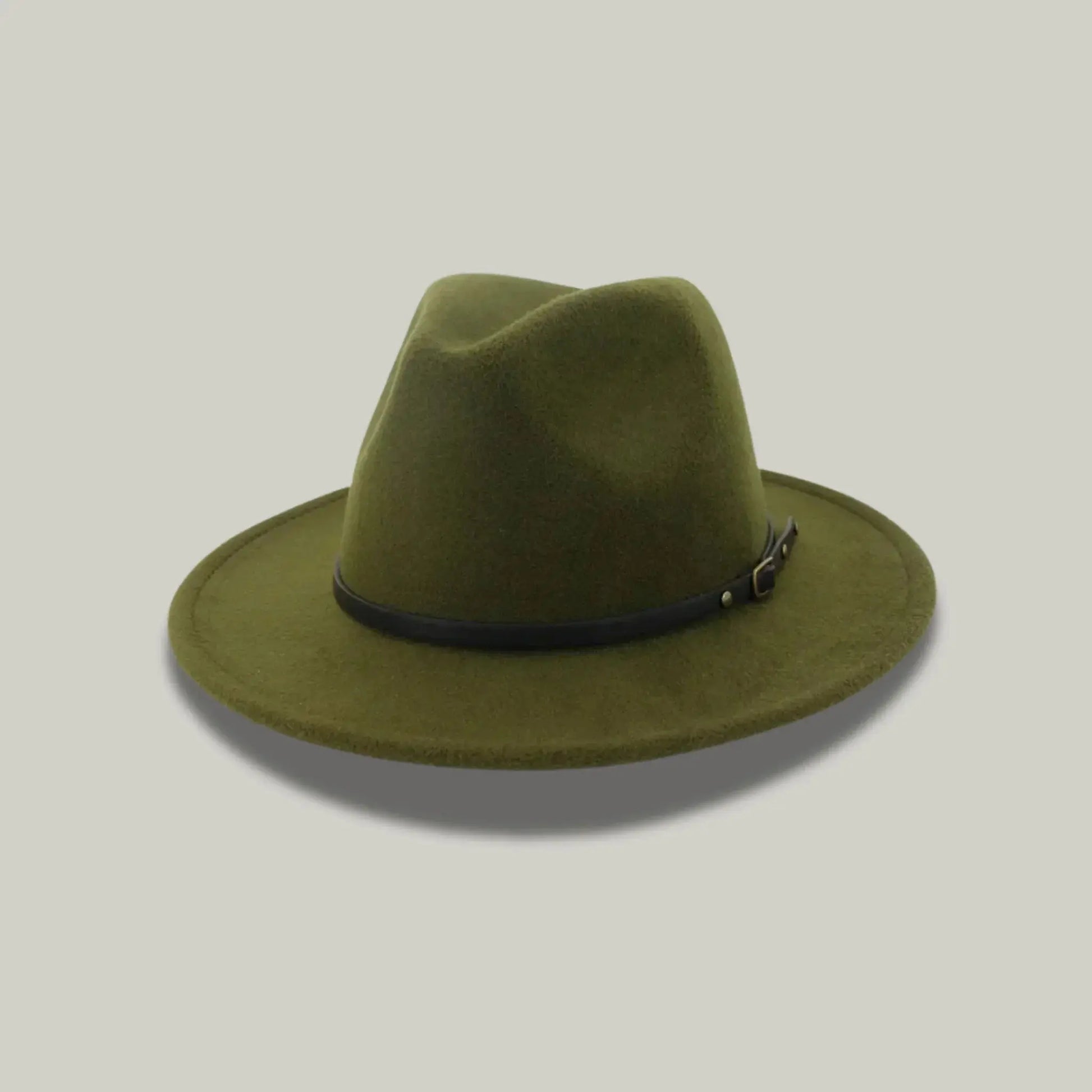 Chapeau Fedora Vert Kaki – Style Classique Homme & Femme Maison Shelby