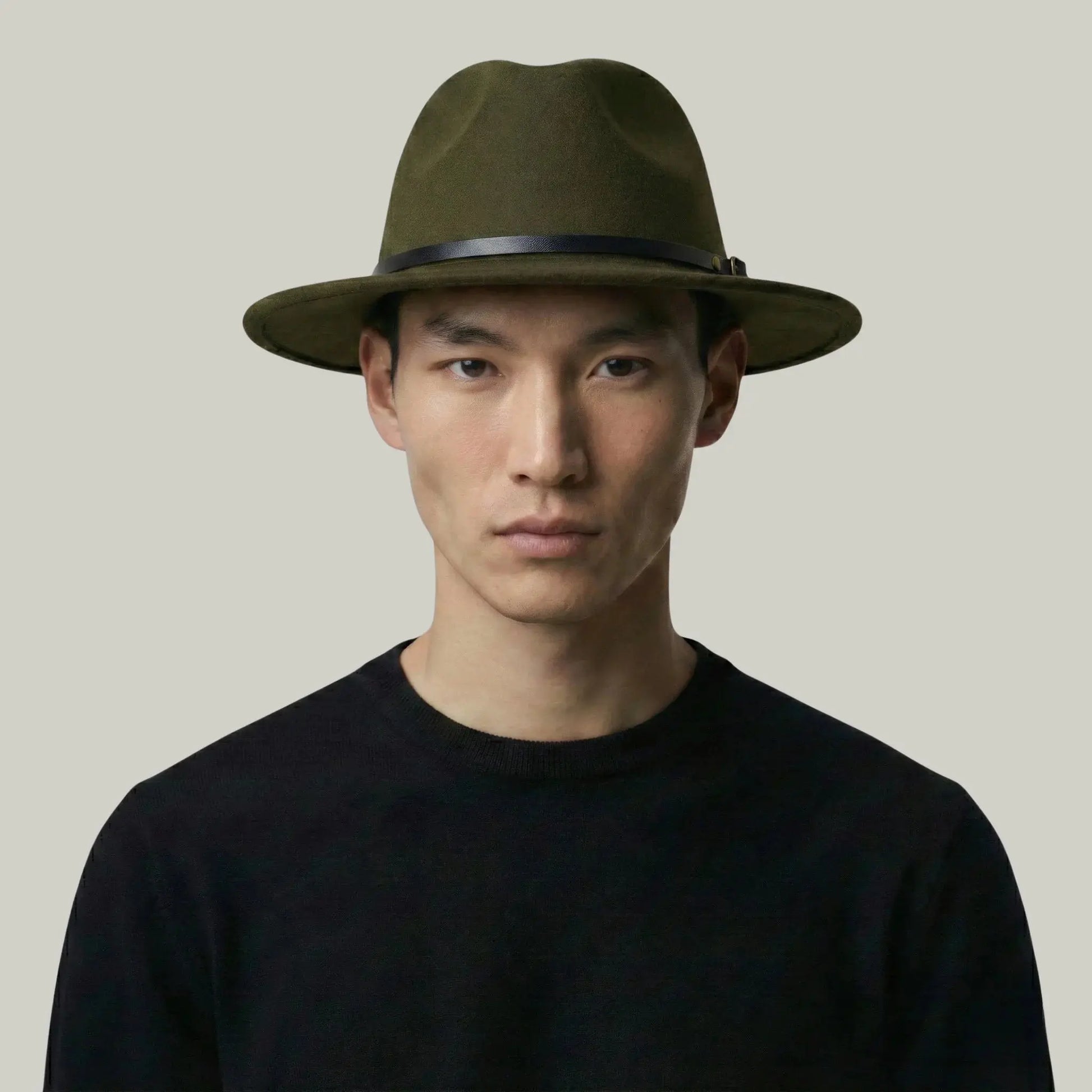 Chapeau Fedora Vert Kaki – Style Classique Homme & Femme Maison Shelby