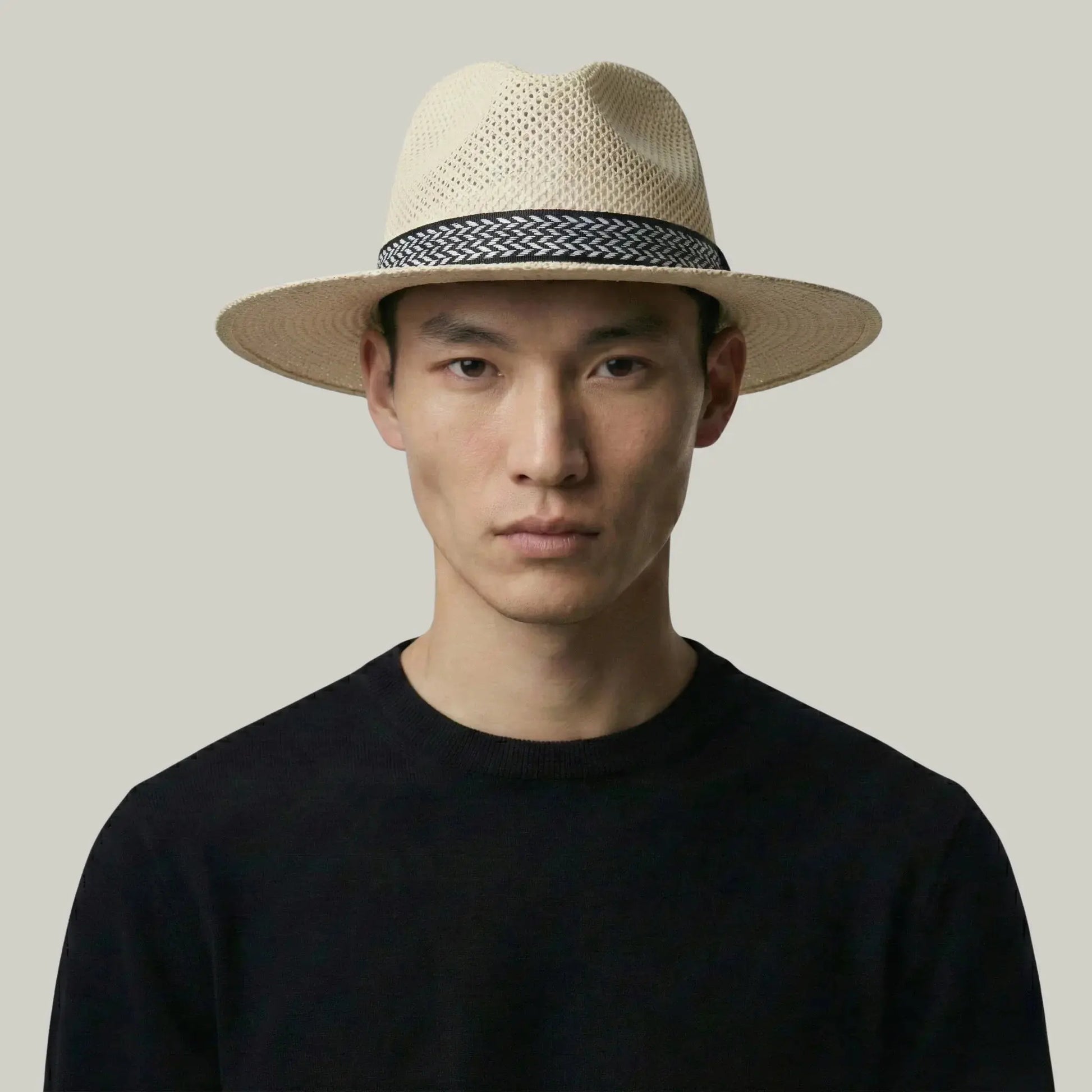 Chapeau Panama Paille Beige Bord Large – Style Estival Homme & Femme Maison Shelby