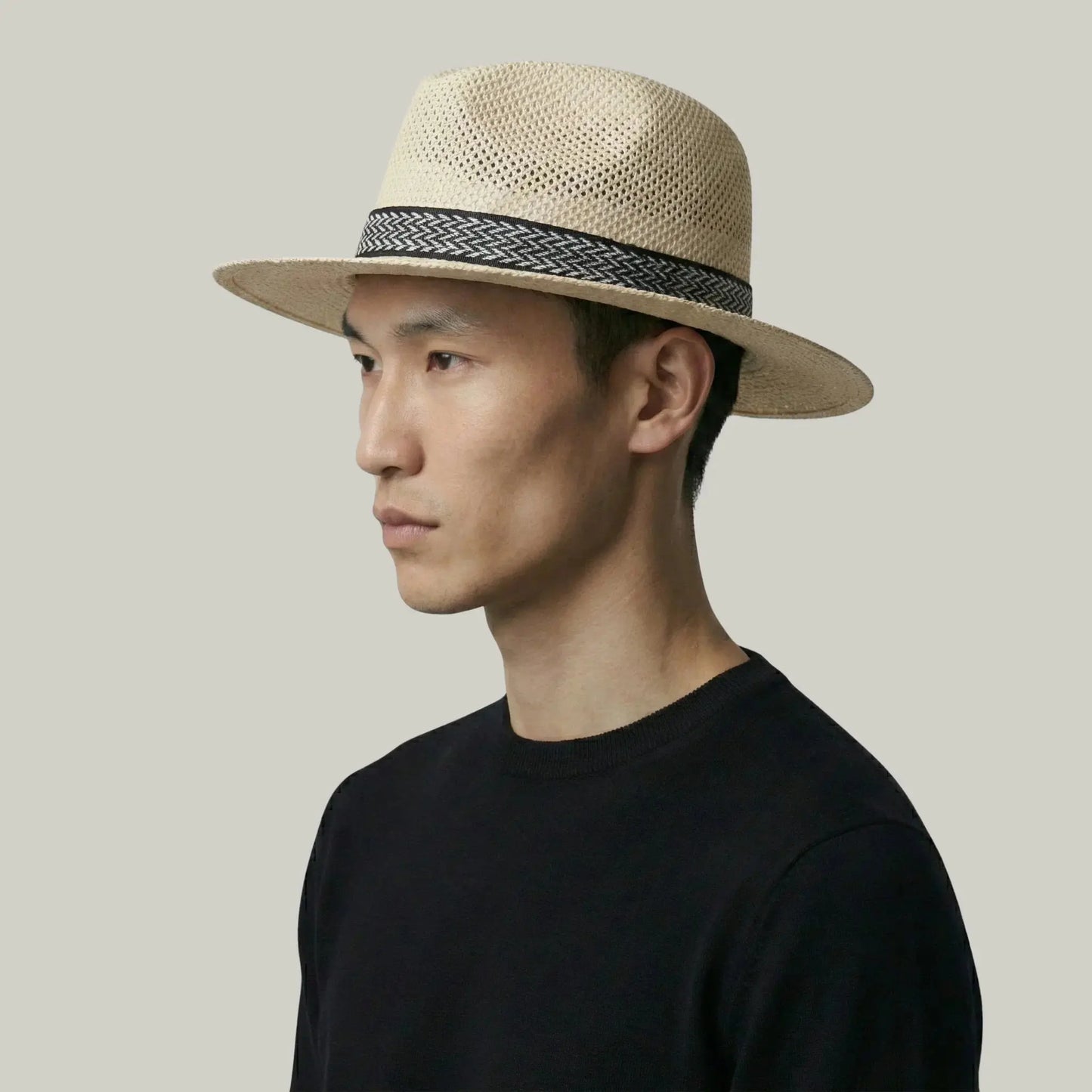 Chapeau Panama Paille Beige Bord Large – Style Estival Homme & Femme Maison Shelby