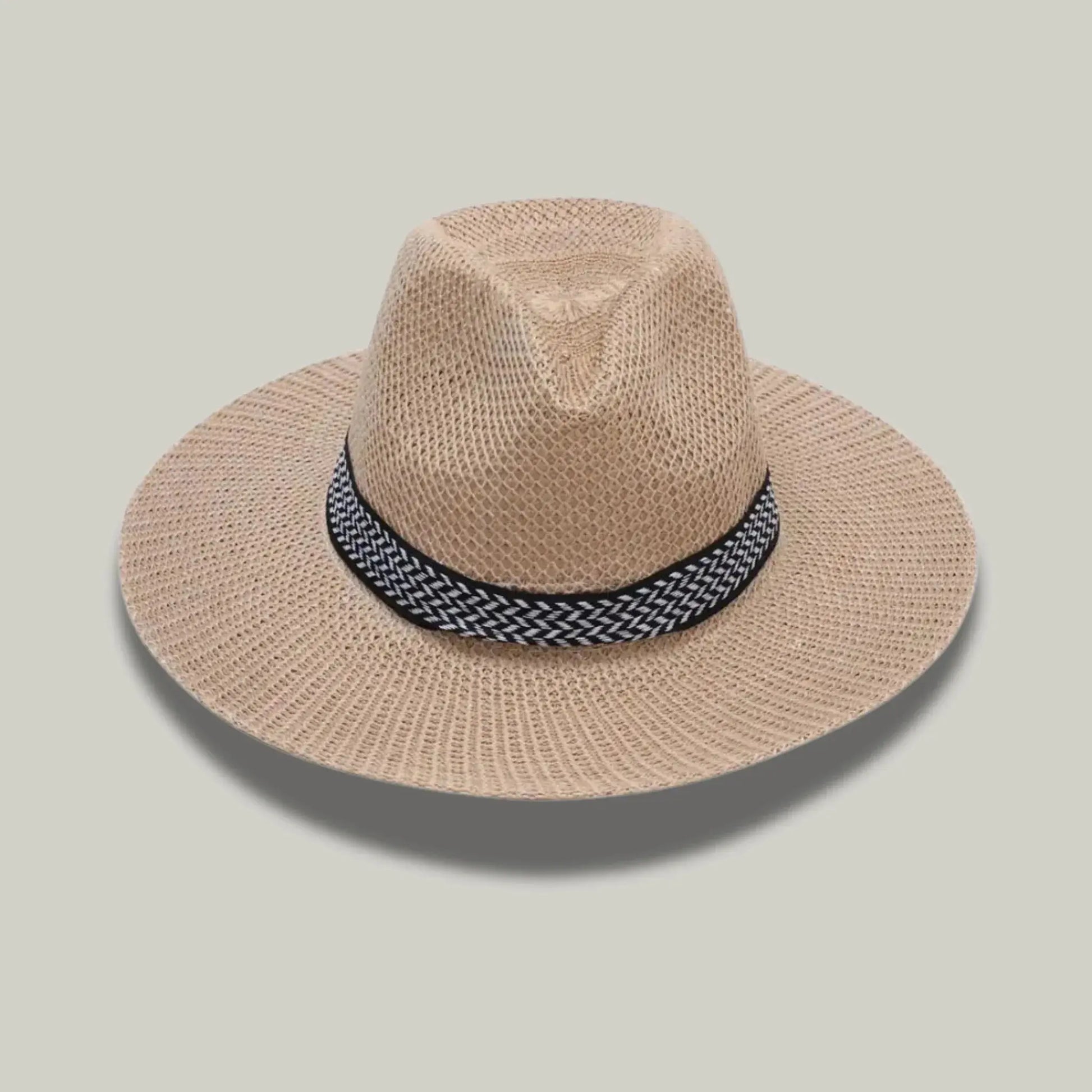 Chapeau Panama Paille Beige – Style Élégant Homme & Femme Maison Shelby