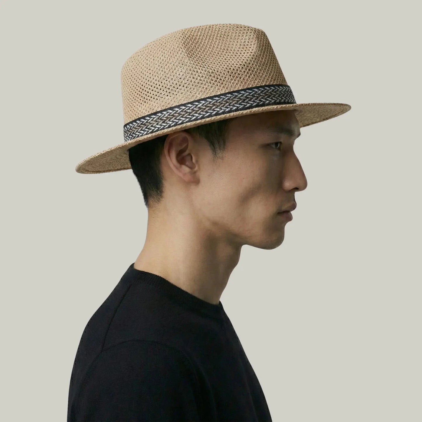 Chapeau Panama Paille Beige – Style Élégant Homme & Femme Maison Shelby